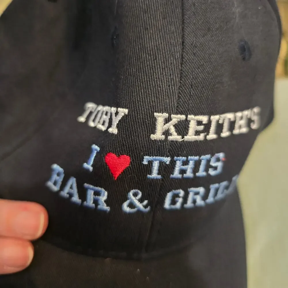 Toby Keiths I love this Bar & Grill adjustable baseball hat cap mens